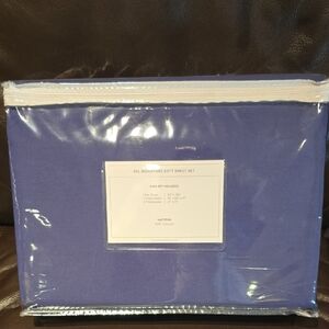 Signature Blue King Sheet Set - Deep Blue
